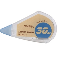 得力8124，30米超长修正带/学生修改带/改错带/修正贴