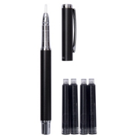 得力74294，钢笔式毛笔软笔便携小楷软头新钢笔书法笔 