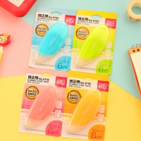 得力8102，5mm*6m修正带可爱糖果色彩色涂改带学生书写文具错别字改正带