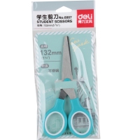 得力6007，剪刀儿童圆头剪刀 安全剪 手工剪刀 学生儿童小剪刀