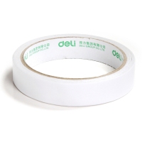 得力30402，1.8cm双面胶带（1/16/192）双面胶中号双面胶带普通型胶带双面胶