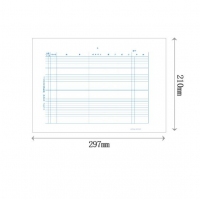 用友B020202,激光平7.0日记帐(明细账）用友凭证打印纸210*127mm 1200份/箱-用友B020202