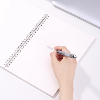 得力S19，0.5mm办公中性笔子弹头签字笔水笔学生文具笔黑色