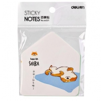 得力66321，便签纸/便签本子/百事贴/联系贴/卡通便利贴 60张/袋 