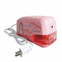 得力0705，可爱卡通电动削笔器/卷笔刀/刨笔器/削笔机 