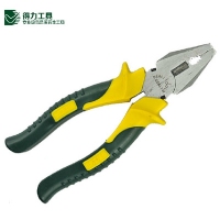得力工具2007，7寸钢丝钳 老虎钳DL2007