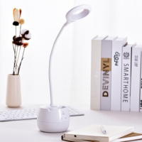 得力4326，触控开关ELD台灯，可充电台灯 办公桌面台灯 LED灯珠