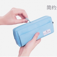 得力66725,简约时尚笔袋，多功能笔袋/文具盒