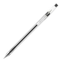 得力S40,财务用品中性笔/学生极细中性笔 记账 碳素笔 0.3mm ,配套笔芯S750