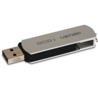 得力3721，U盘16G/高速存储USB2.0 金属流畅移动存储