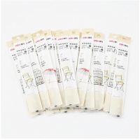 得力A778，学生中性笔芯替芯水笔芯签字笔芯-0.5mm子弹头（黑）