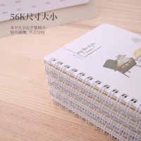 得力L5680，50K 80张空白本得力螺旋本小本喵生活口袋本 