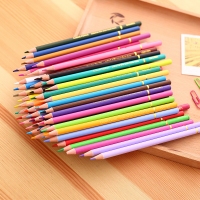 得力6534，48色彩色铅笔 画笔 绘图彩铅五角形桶装涂鸦填色彩笔素描彩笔