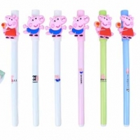 风景3833，小猪佩奇中性笔学生中性笔水笔全针管签字笔0.38mm FZ3833