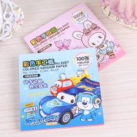 得力6407，15*15手工折纸，彩色儿童卡片纸手工折纸彩色打印纸厚剪纸粉色打印纸卡纸 
