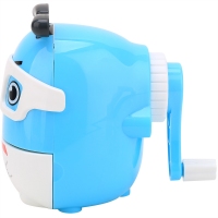 得力0728，削笔机 眼睛侠萌萌哒手摇转笔刀 卡通卷笔刀削笔器铅笔刨