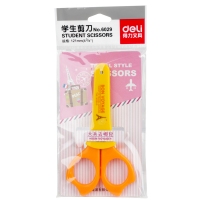 得力6029，儿童手工剪刀小号学生美工剪刀 /卡通手工刀 -121mm