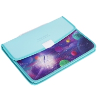 得力72377，A4多层风琴包文件包夹学生试卷夹文件袋票据夹收纳包 