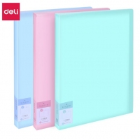 得力72408，A3，40页资料册（1/12/24）40页文件夹插页袋多层分页透明卷子夹