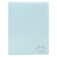 得力72436，30页甜趣资料册A4插页文件袋分页式透明试卷袋学生文具清新