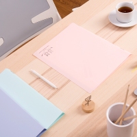 得力72438，60页甜趣资料册A4插页文件袋分页式透明试卷袋学生文具清新