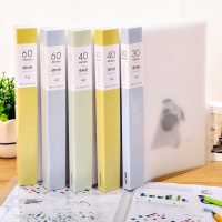 得力72442，A4资料册30页文件夹文件册多层插页袋文件袋小清新萌宠