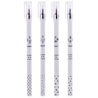 得力A060A-01，0.35mm学生全针管中性笔签字笔水笔学生用品