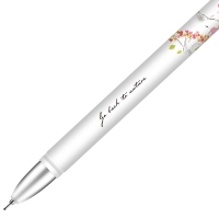 得力A061A-02，0.38mm卡通学生全针管中性笔签字笔水笔学生用品