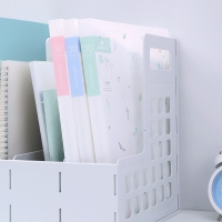 得力72475，资料册A4半透学生试卷收纳文件袋办公用 透明索引资料册-30页