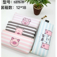 秀城5271，单拉链笔袋，学生笔袋/文具盒