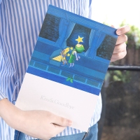 得力PJB540，B5小清新胶装本线缝本记事本笔记本学生日记本子