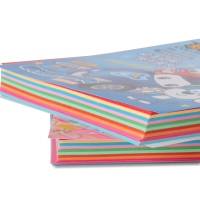 得力6406，彩色手工纸 手工折纸 手工剪纸 便条纸100张 10*10cm