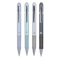 得力A110，0.5速干按动员中性笔（12/144/1728）按动0.5mm黑色笔芯办公用笔学生写字笔考试书写简约时尚黑色水笔碳素笔 