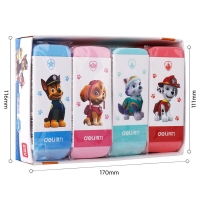 得力71090，汪汪队立大功橡皮擦（1/12/192） 干净不留痕卡通可爱大橡皮 