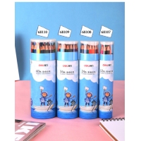 得力68109，36色几米系列彩铅多色儿童绘画手绘填色六角杆画笔多色书画笔