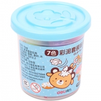 得力7026，7色儿童橡皮泥（1/16/96）彩泥含模具学生美术用品 儿童益智玩具