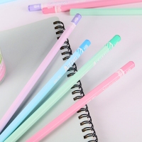 得力S928，HB 50支装桶装铅笔小学生儿童专用圆形写字铅笔 环保无毒铅笔