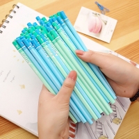 得力S900，原木铅笔12支装铅笔学生铅笔HB三角杆铅笔儿童铅笔