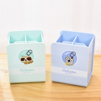 得力9126，学生桌面收纳笔筒办公用品小清新创意笔类整理盒时尚笔盒 