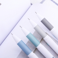 得力A008，0.5mm中性笔 黑色水笔全针管黑笔学生碳素笔办公用品 