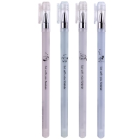 得力A037C-01，0.35mm 全针管中性笔卡通小清新学生笔签字笔水笔
