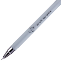 得力A037C-01，0.35mm 全针管中性笔卡通小清新学生笔签字笔水笔