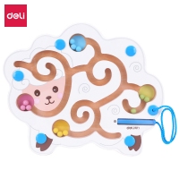 得力74312，绵羊磁力迷宫亚克力板儿童智力3岁-6岁益智宝宝智力开发 