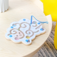 得力74312，绵羊磁力迷宫亚克力板儿童智力3岁-6岁益智宝宝智力开发 