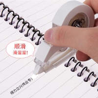 得力8157，5mm*10m米黄色带芯修正带学生改正带涂改带 