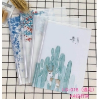 小天使A4卡通抽杆夹（10/240/960）卡通拉杆夹 创意小清新可爱A4试卷夹...