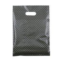 35*45CM 特大号黑色礼品袋（1/10/100）高压塑料袋 手提袋包装袋高压双面印刷（35*45cm）