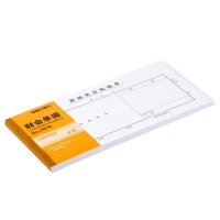 得力3476，35K原始凭证粘贴单（1/10/180）手写单据粘贴单财务粘单报销粘单-75张 210*105mm