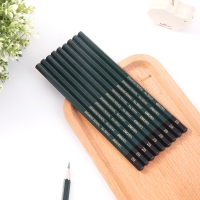 得力58161，2B小学生铅笔（1/12/288）儿童写字用绘图美术素描六角原木杆幼儿园-12支/盒