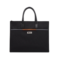 朝阳5181，立体男式手提包（1/50/100）朝阳U品5181 防水牛津布横款休闲公文包商务会议包开会专用